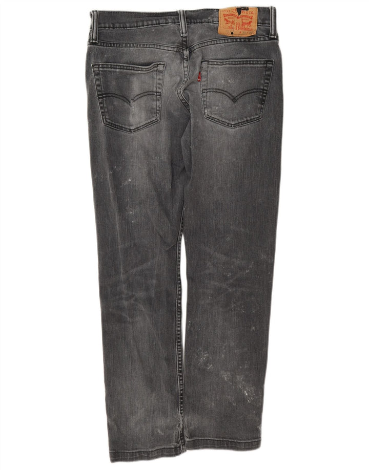 Calça jeans feminina Levi's 511 Slim W30 L28 cinza algodão