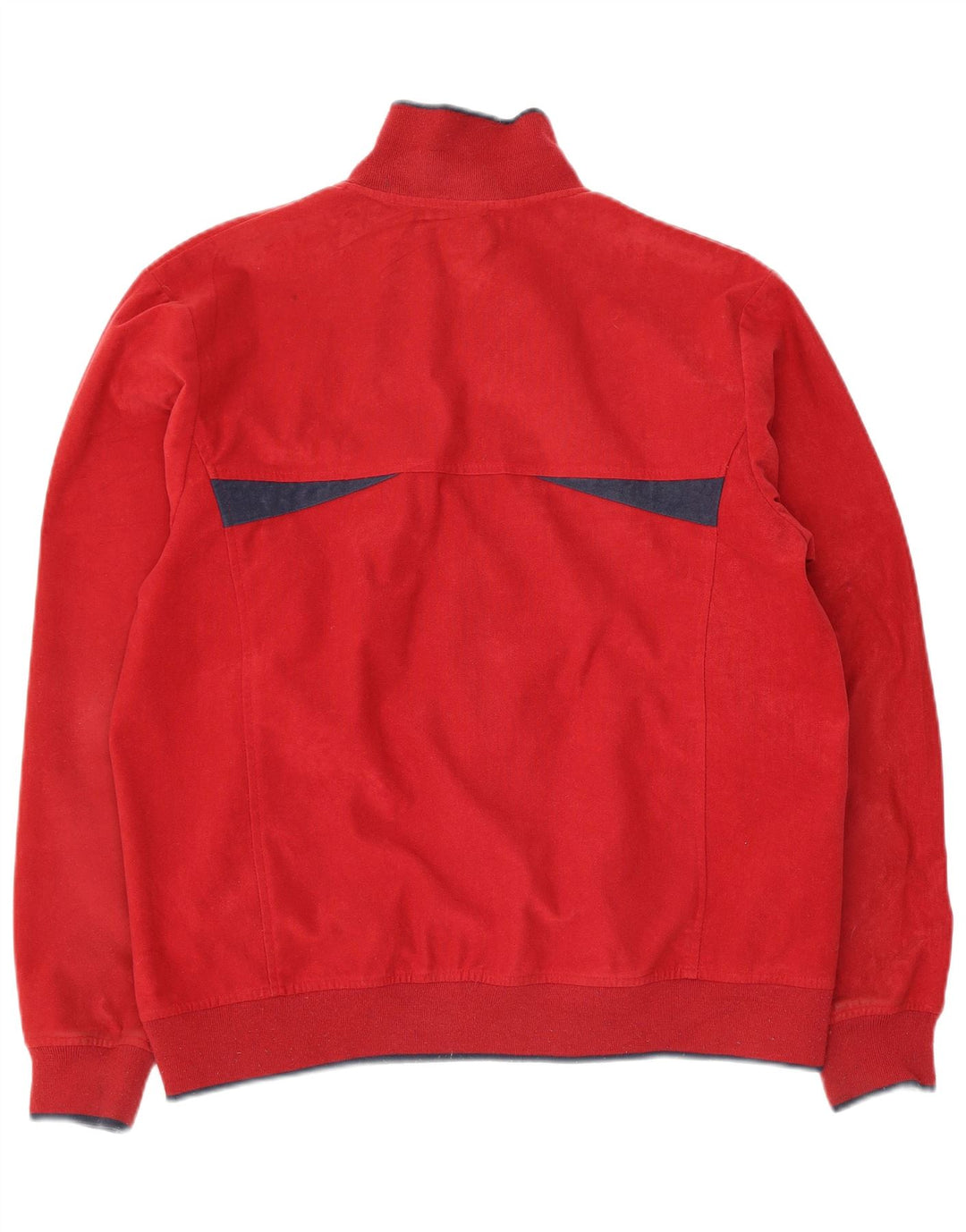 Asics Mens Tracksuit Top Jaqueta Médio Vermelho Colorblock