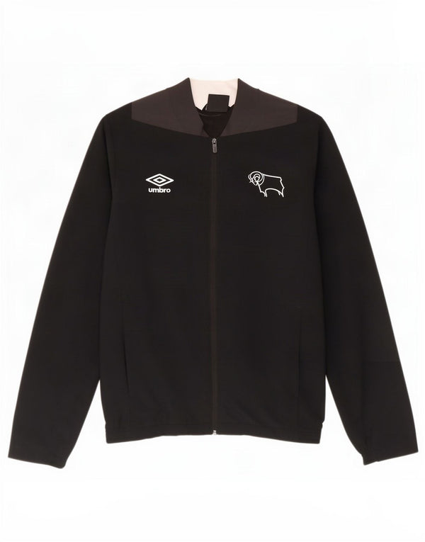 Poliéster preto pequeno de Colourblock do revestimento superior do fato de treino dos homens de Umbro
