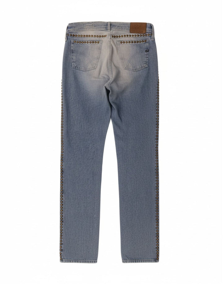 GAS Jeans Slim Feminino W28 L33 Azul