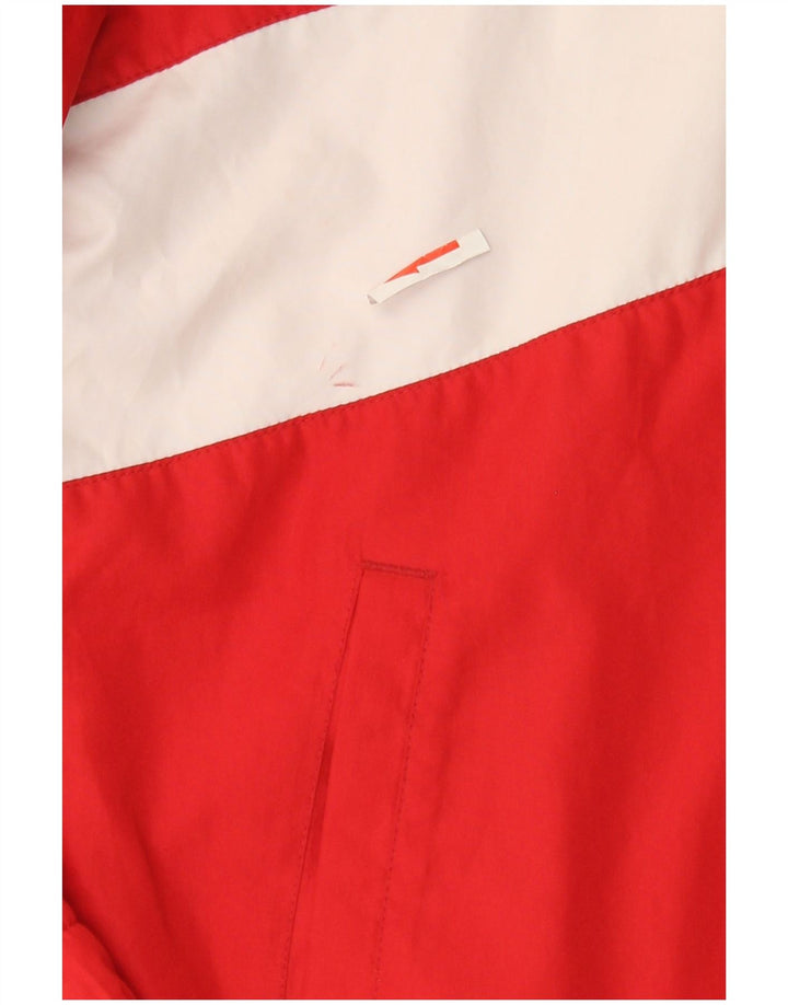 Jaqueta Nike Boys Graphic Tracksuit Top 10-11 anos Médio Vermelho Colorblock