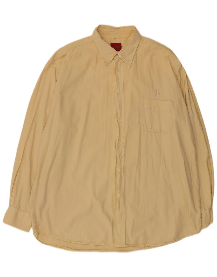 Camisa masculina Best Company XL de algodão amarelo