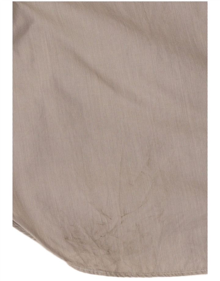 Camisa masculina J. Crew algodão cinza médio