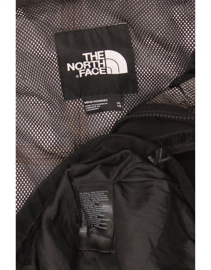 Jaqueta de chuva masculina com capuz The North Face UK 42 XL poliéster preto