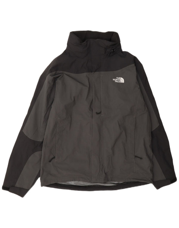 Jaqueta de chuva com capuz The North Face Mens Hyvent UK 38 Medium Grey Colourblock