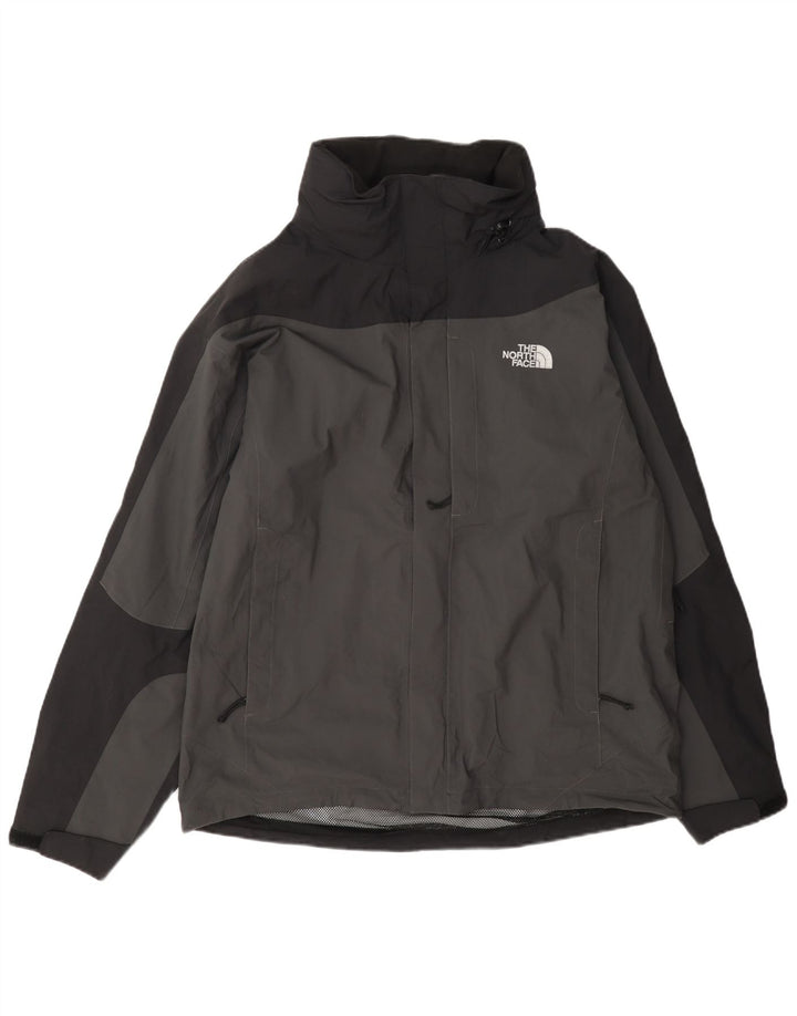 Jaqueta de chuva com capuz The North Face Mens Hyvent UK 38 Medium Grey Colourblock