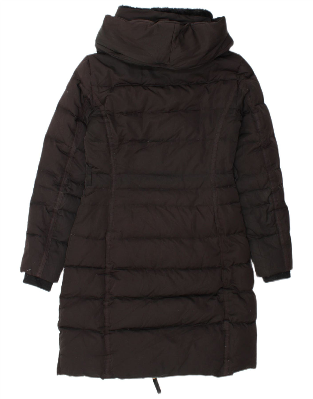 Casaco acolchoado feminino Zara UK 10 pequeno poliéster preto