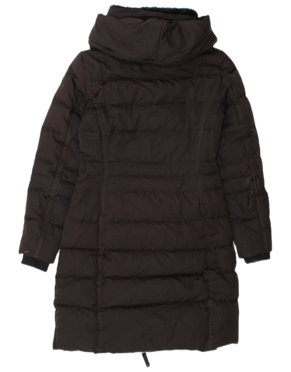 Casaco acolchoado feminino Zara UK 10 pequeno poliéster preto