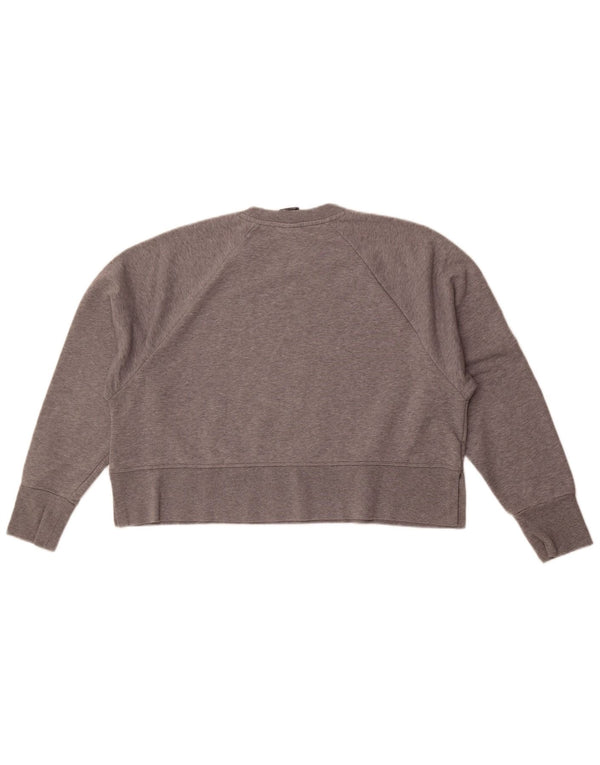 Moletom Nike Dri Fit Graphic Oversized Jumper UK 14 Médio Cinza