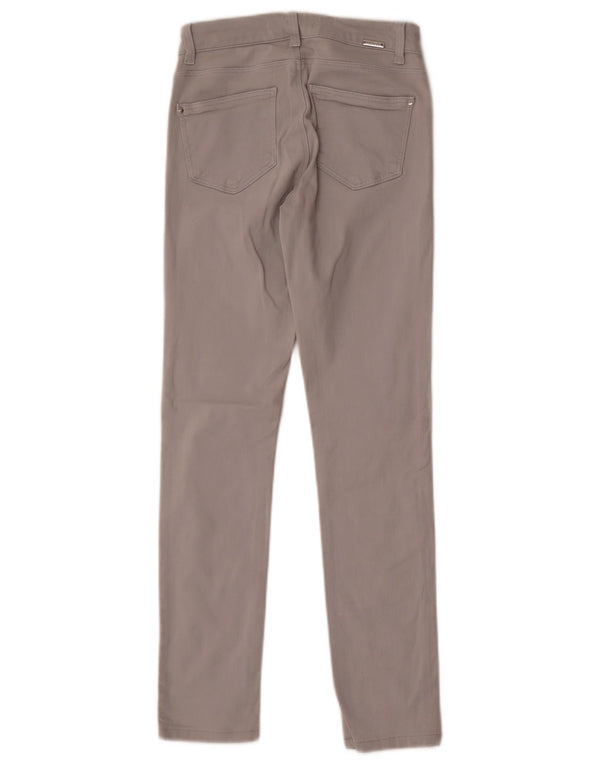 Calça feminina casual skinny Zara EU 36 XS W26 L28 algodão cinza