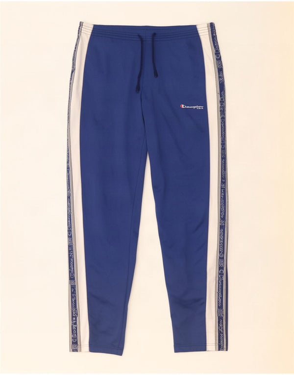 Calça esportiva masculina Champion XL azul colorblock