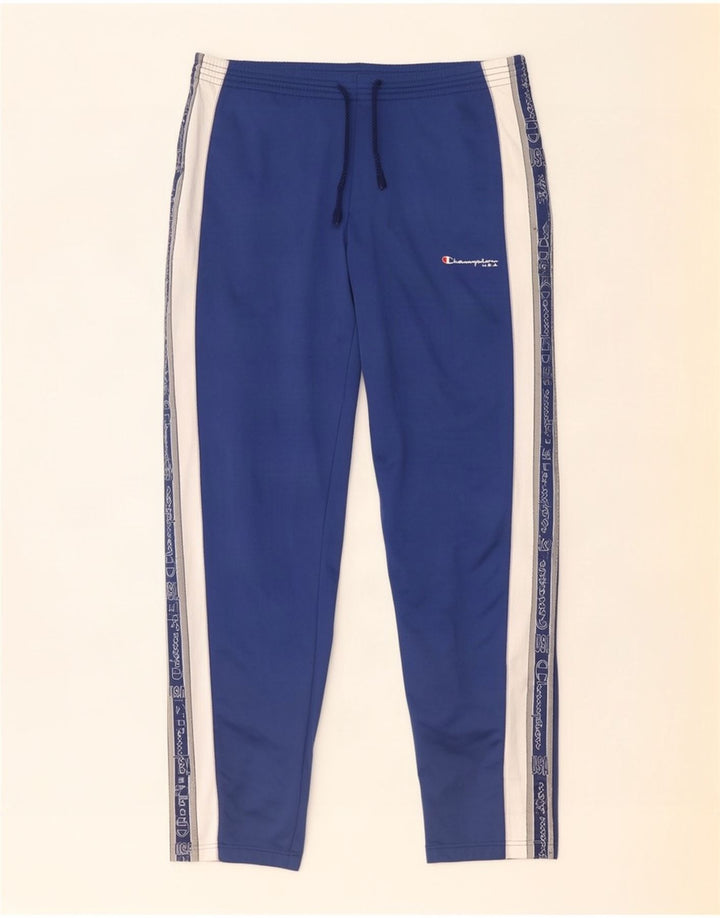 Calça esportiva masculina Champion XL azul colorblock