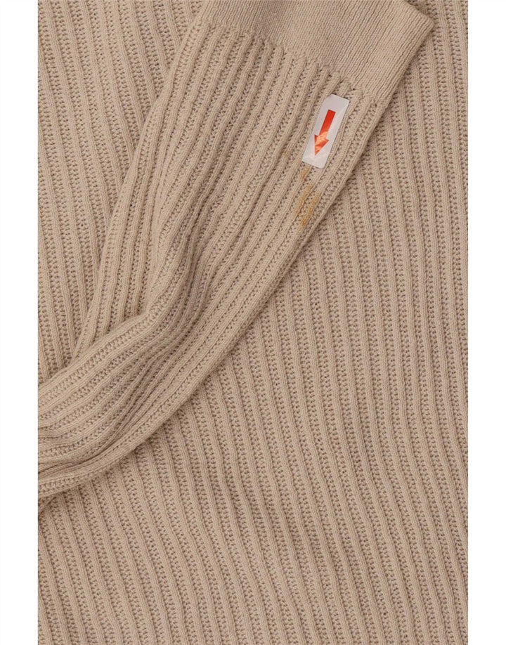 Zara Top masculino manga longa médio bege