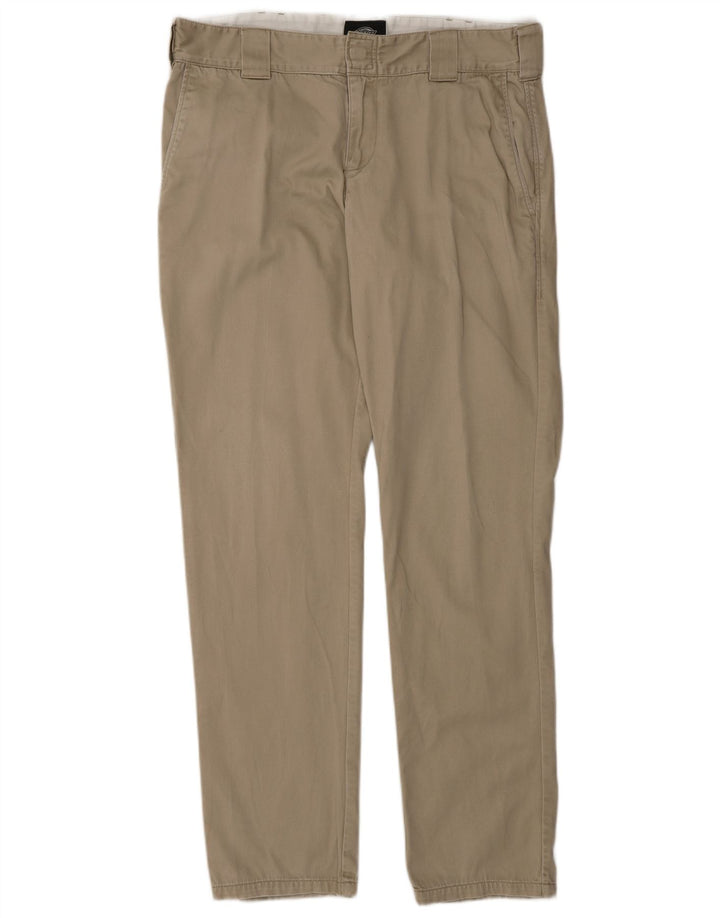 Calça Chino Masculina Slim DICKIES W32 L2 Algodão Bege