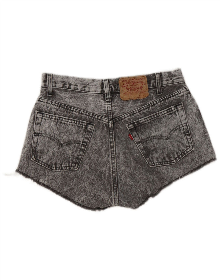 Shorts jeans feminino Levi's W28 cinza médio