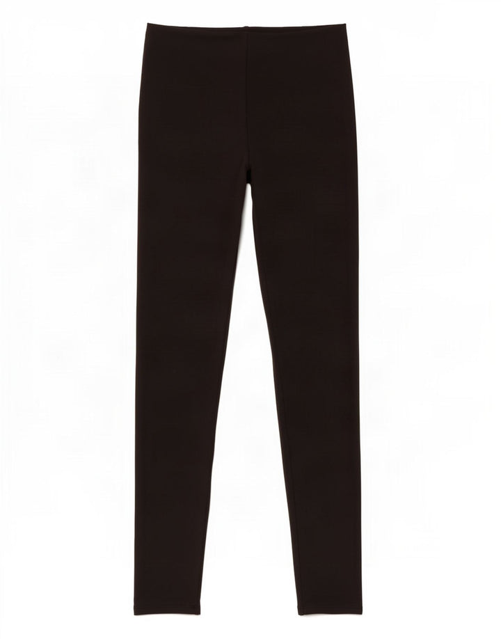Zara Womens Leggings UK 8 Pequeno Poliéster Preto