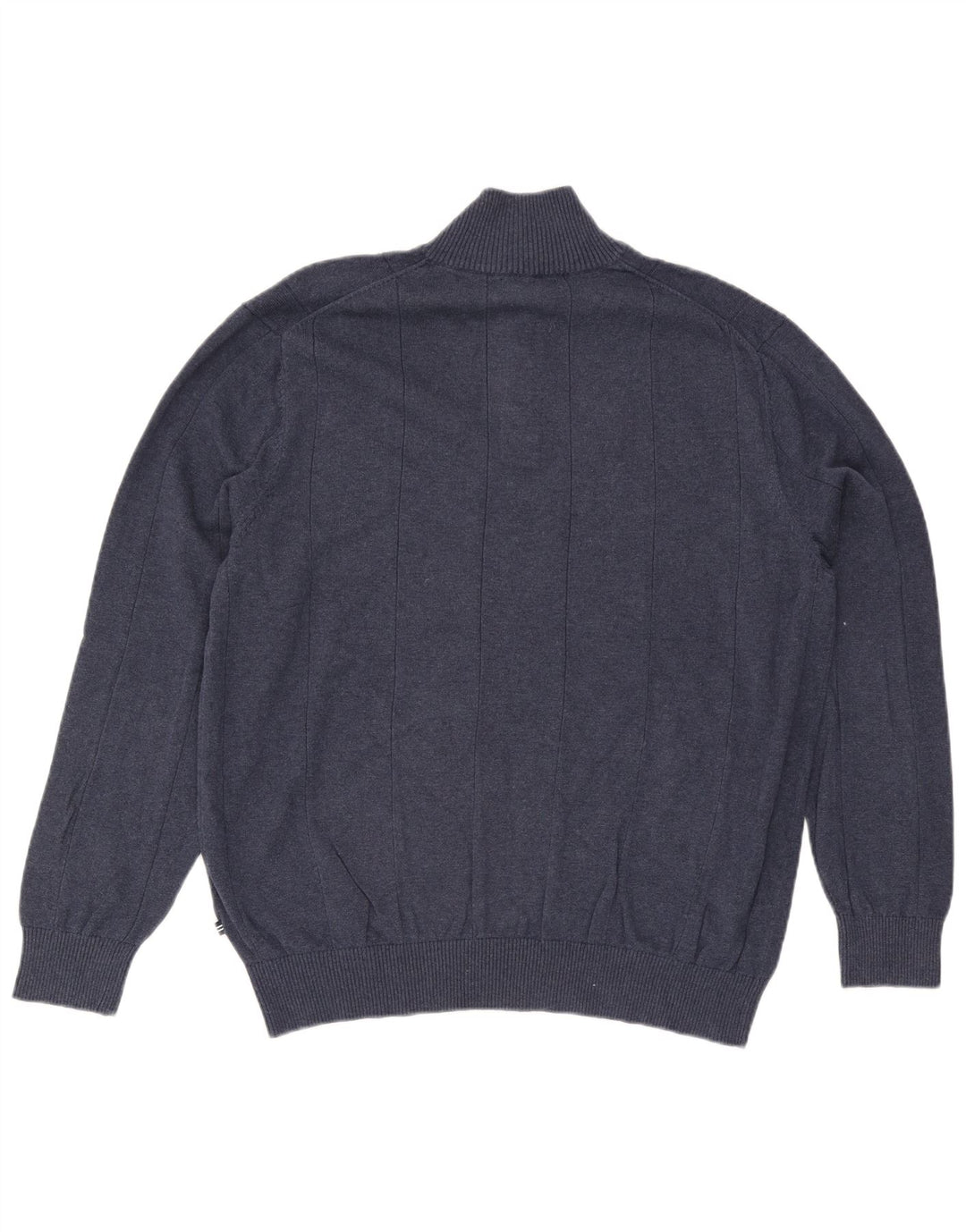 Suéter masculino Nautica com gola redonda e algodão azul marinho XL
