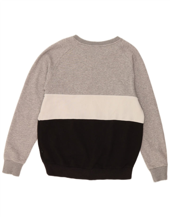 ADIDAS Womens Graphic Sweatshirt Jumper UK 10 Pequeno Multicolorido