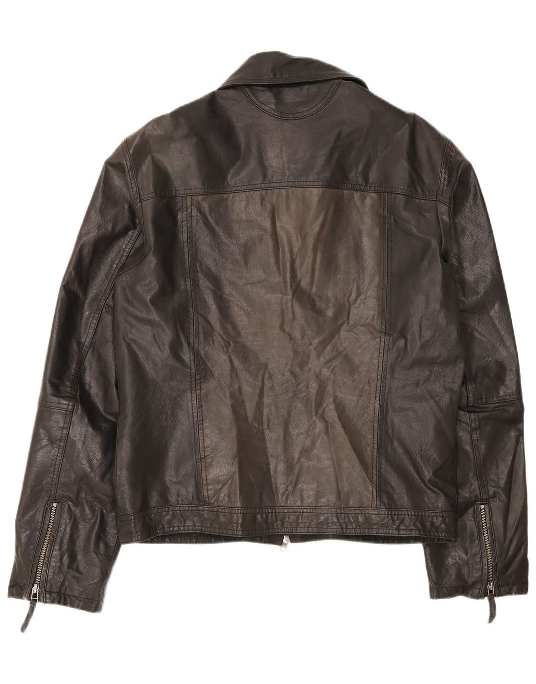 Jaqueta de couro masculina Metropolitan IT 52 XL couro preto