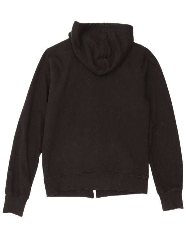 US Polo Assn. Suéter feminino com capuz Sherpa Zip UK 14 algodão preto médio