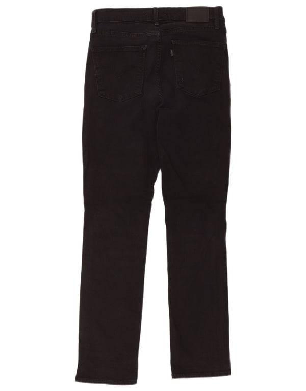 Calça jeans feminina Levi's 724 High Rise Super Skinny W30 L30 algodão preto