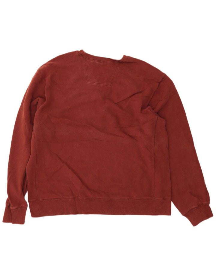 EDDIE BAUER Moletom gráfico masculino Jumper XL algodão marrom