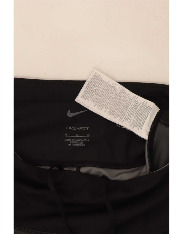 Leggings Nike Dri Fit Crop Femininas UK 12 Médio Preto Poliéster