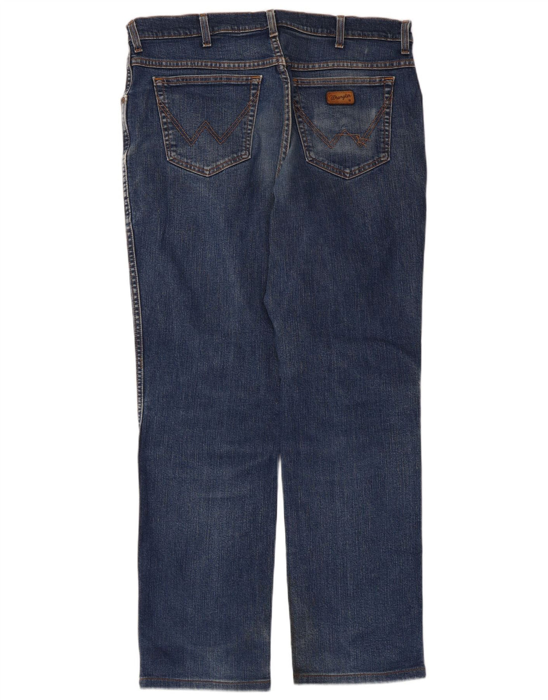Wrangler Masculino Texas Straight Jeans W38 L32 Azul Algodão