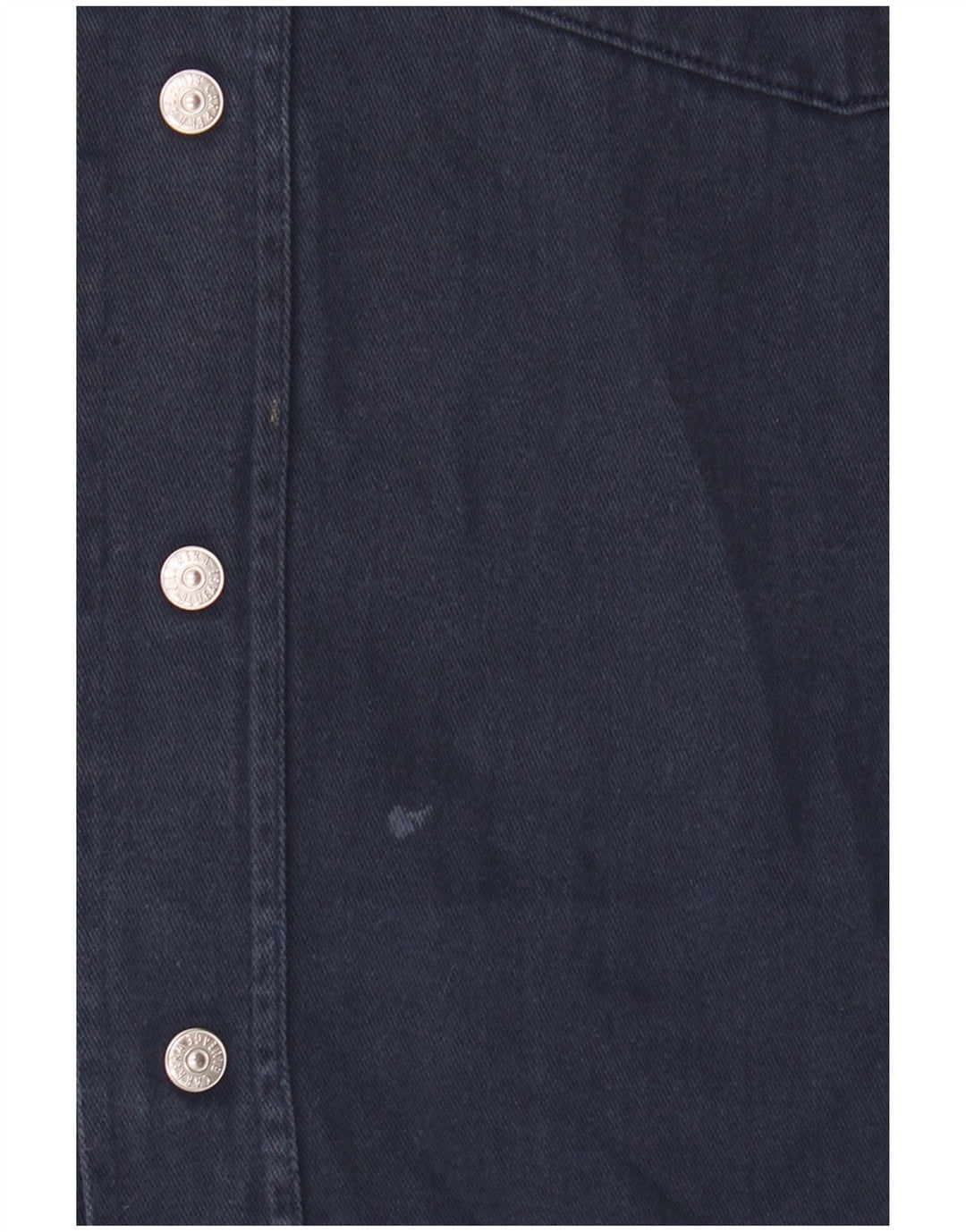 Camisa masculina Carrera tamanho 39/40 algodão azul marinho médio