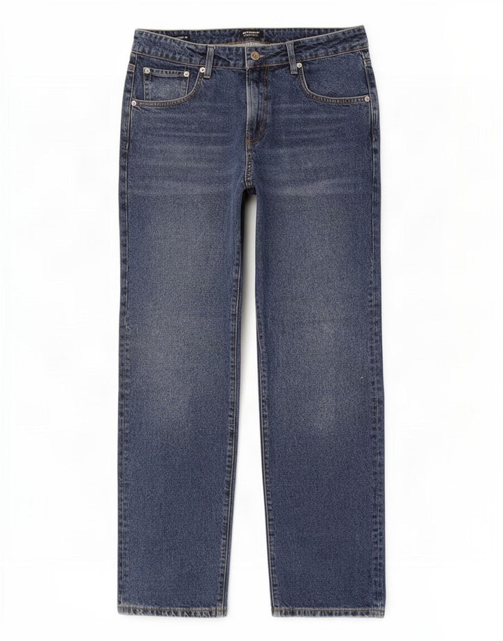 Jeans retos masculinos Superdry W32 L32 algodão azul