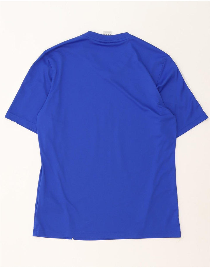 Camiseta Adidas Masculina Climalite Graphic Top Azul Médio Poliéster