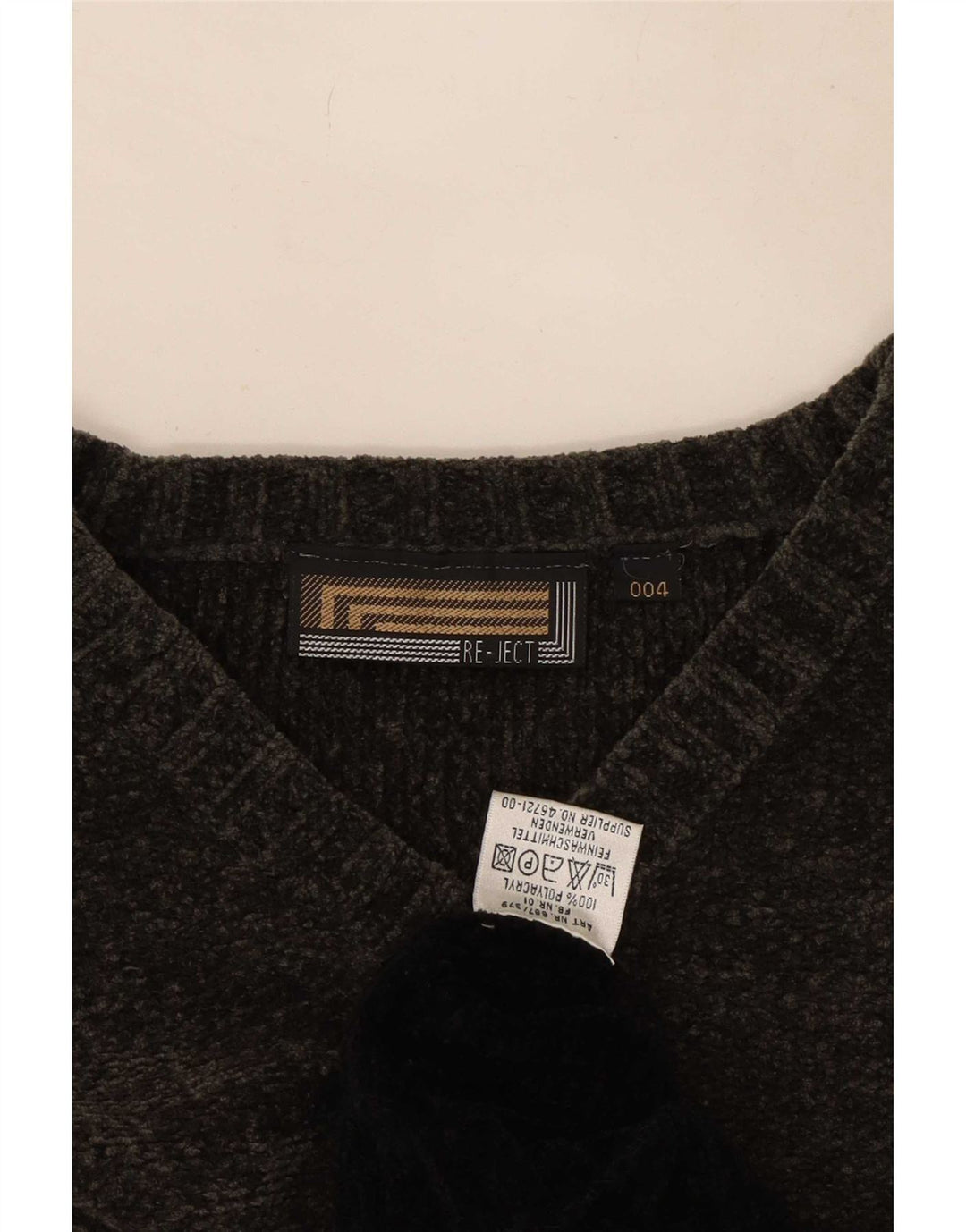 Suéter masculino vintage de veludo com decote em V grande bloco colorido cinza