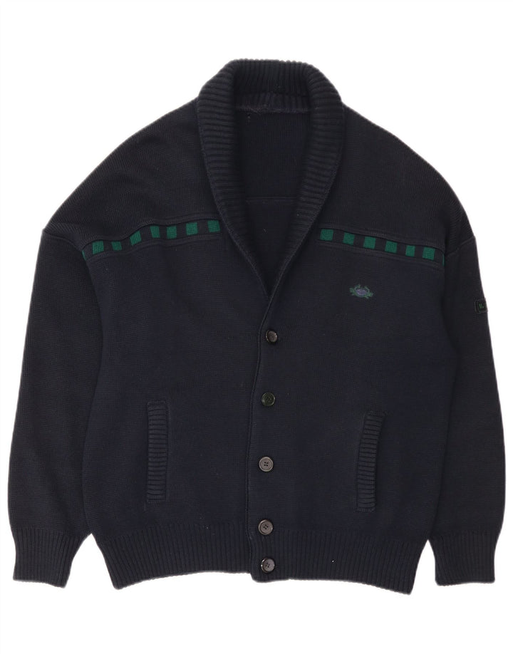 Il Granchio Suéter Cardigan Masculino Médio Azul Marinho