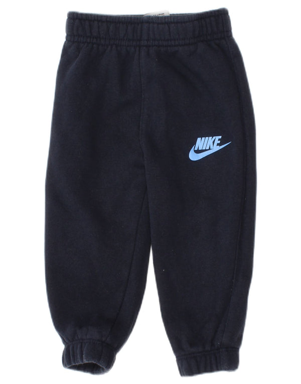 Calça de treino Nike Baby Boys Graphic Joggers 9-12 meses Azul marinho