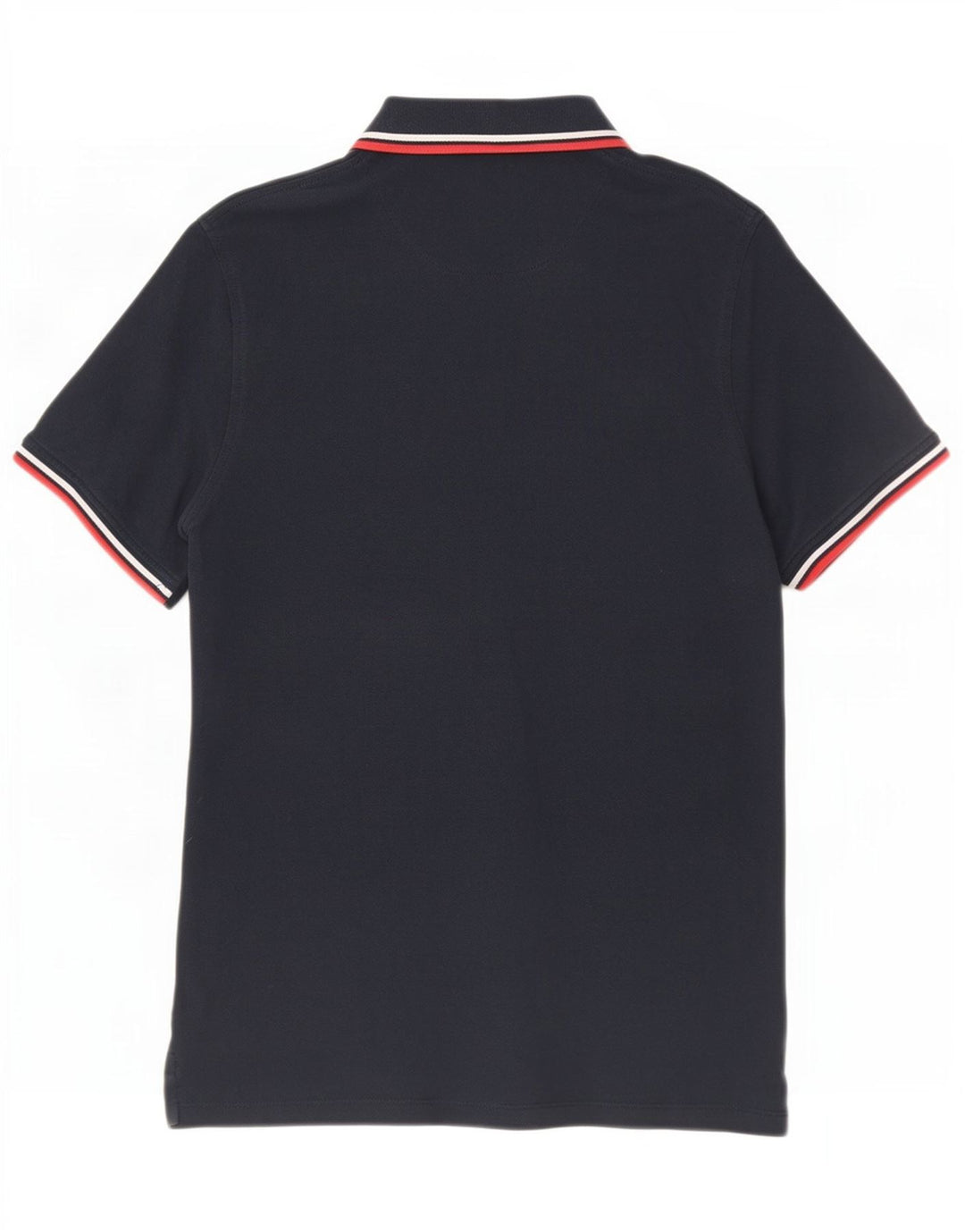 Camisa polo masculina Jack & Jones média listrada de algodão azul marinho