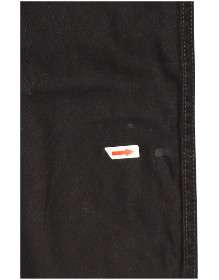 WRANGLER Masculino Wesley Straight Jeans W30 L32 Algodão Preto