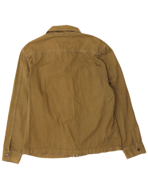 Jaqueta bomber masculina Zara UK 42 XL algodão verde