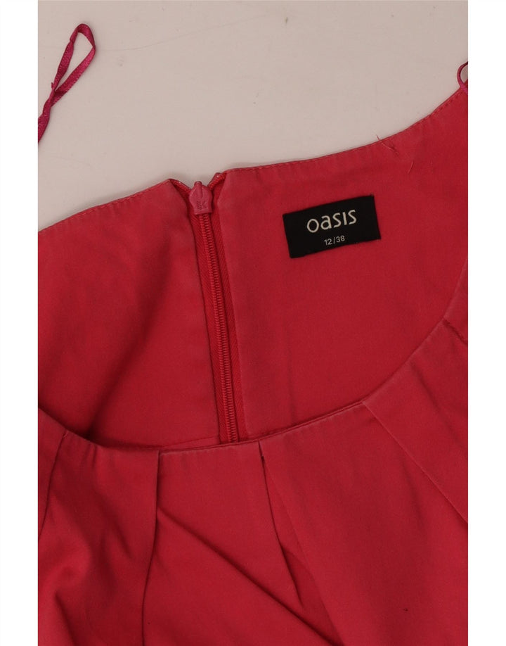 Vestido bainha feminino Oasis UK 12 rosa médio