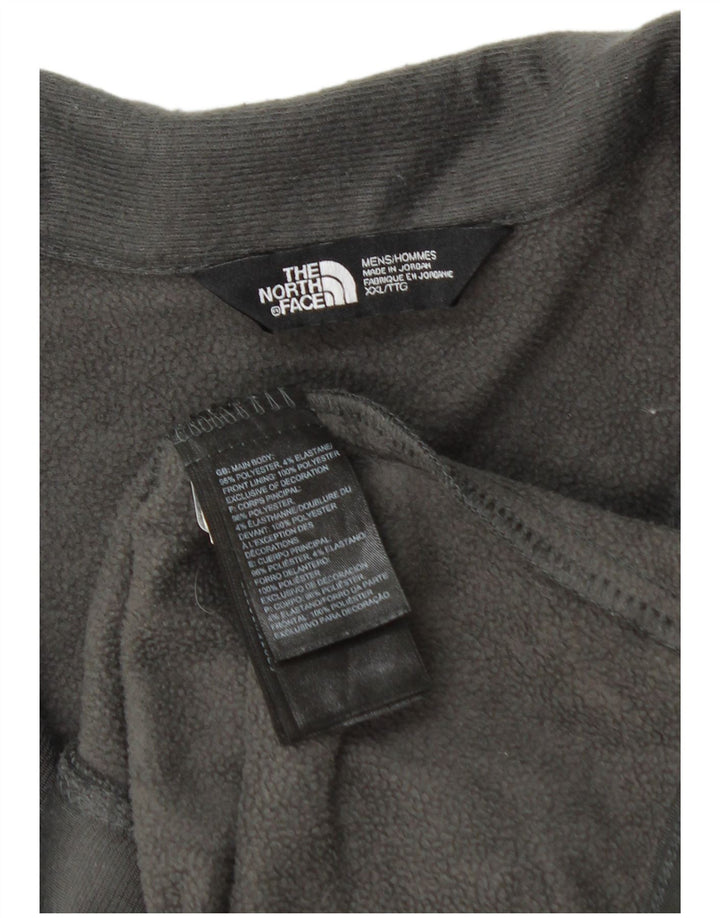 Jaqueta masculina de agasalho THE NORTH FACE 2XL poliéster manchado cinza