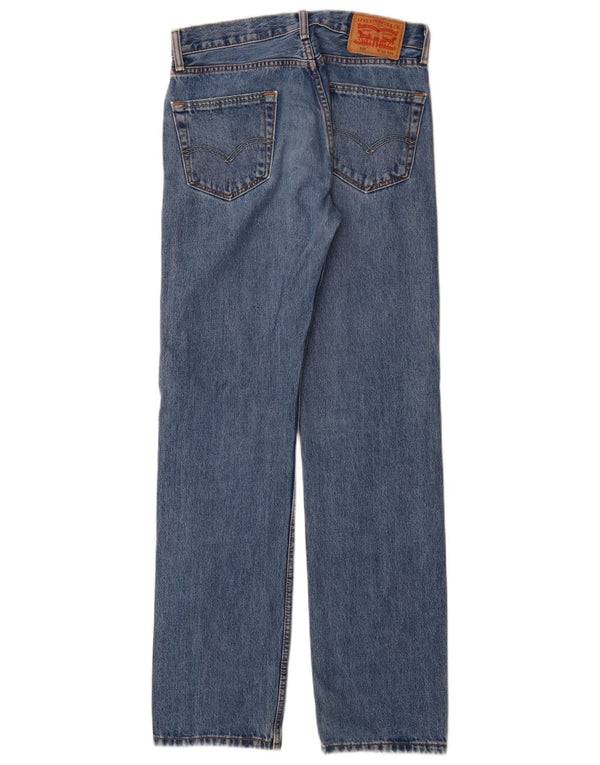 Levi's Masculino 505 Straight Jeans W30 L34 Azul Algodão