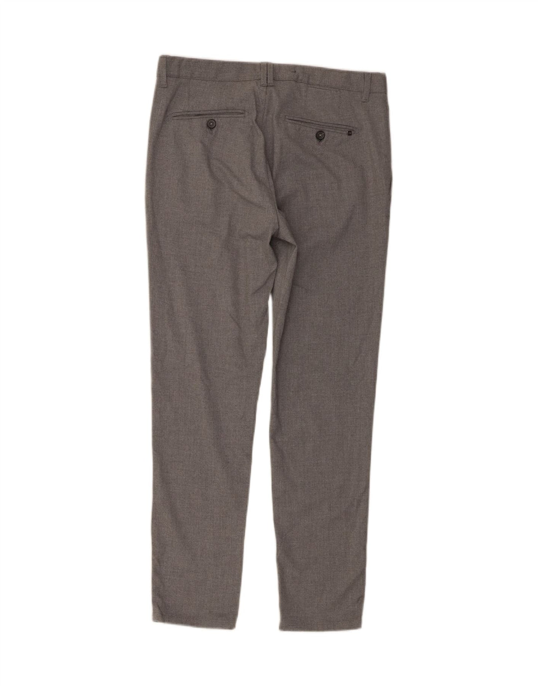 Zara Mens Slim Chino Calças EU 40 Médio W31 L28 Cinza