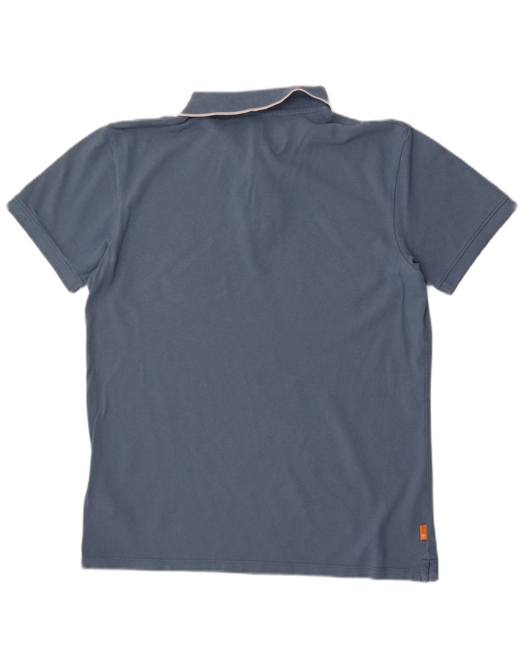 Camisa polo masculina Timberland Slim Fit médio azul algodão