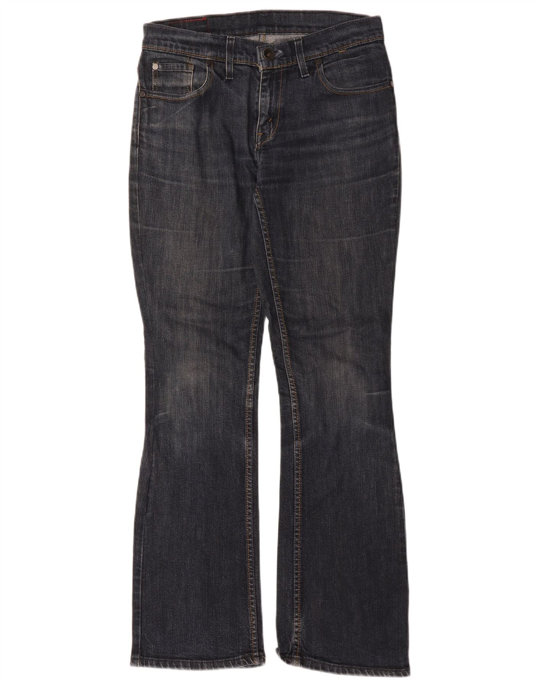 Calça jeans feminina Levi's 514 Bootcut W30 L32 azul marinho algodão