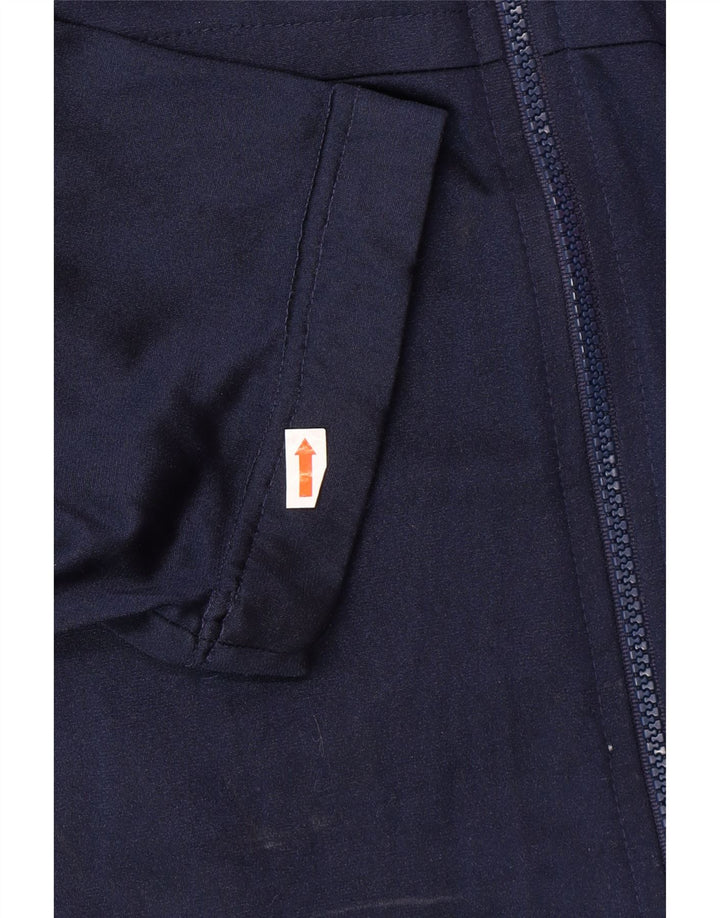 SERGIO TACCHINI Jaqueta masculina de agasalho gráfico pequena azul marinho