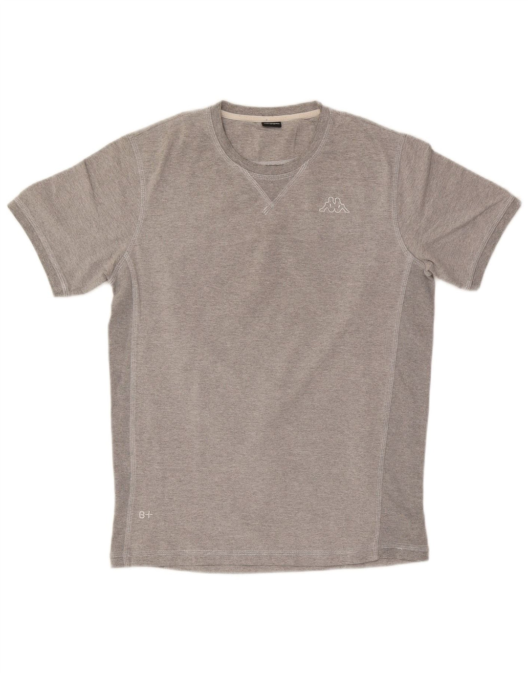 Camiseta masculina Kappa grande cinza manchada