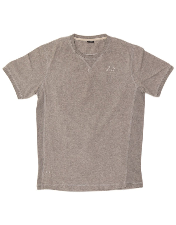 Camiseta masculina Kappa grande cinza manchada