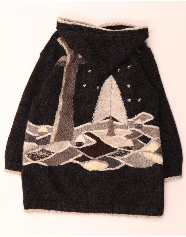 Suéter cardigã feminino grande DOBRILA Reino Unido 16 grande cinza novidade