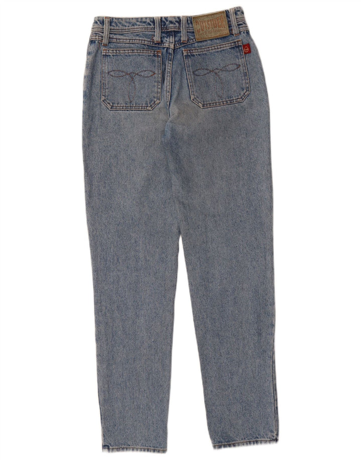Jeans cônicos femininos Outsider W28 L32 algodão azul