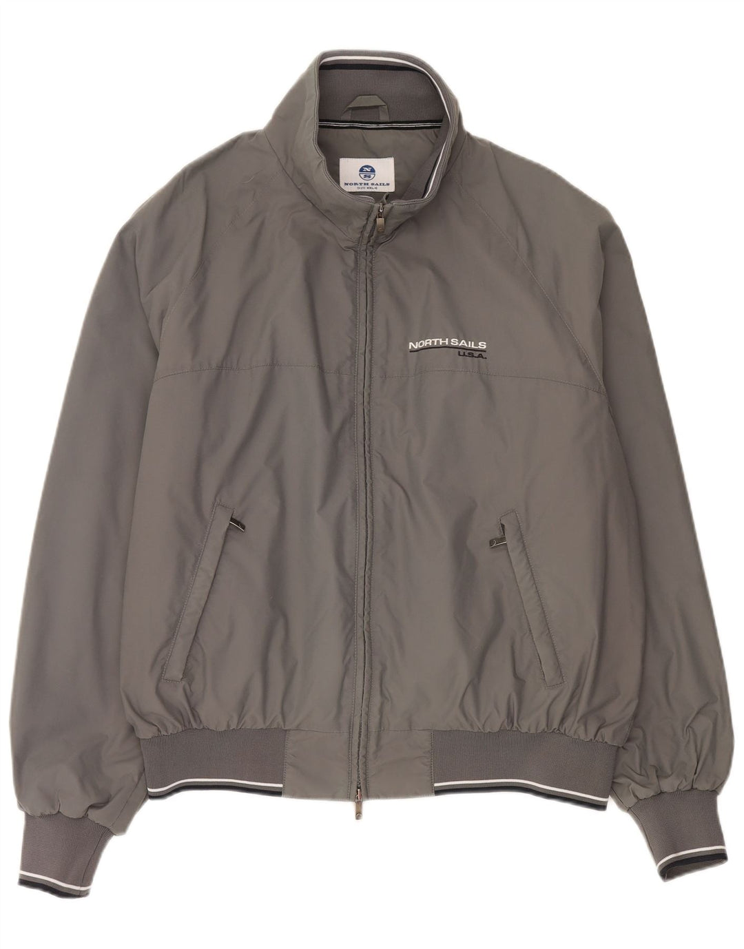 Jaqueta bomber masculina North Sails UK 44 2XL cinza poliamida