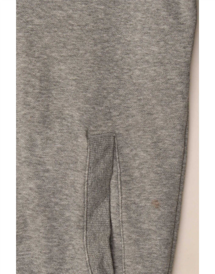 Puma Mens Tracksuit Top Jacket pequeno cinza manchado de algodão